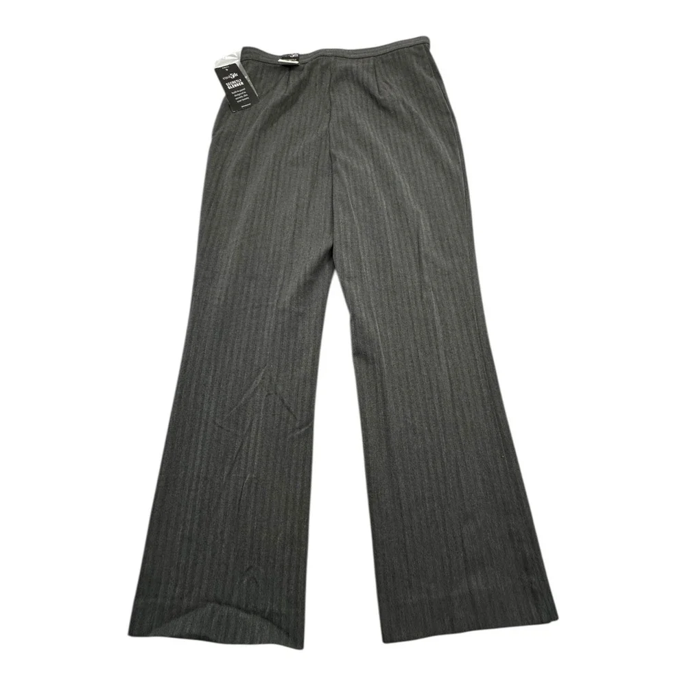 East 5th Petite Secretly‎ Slender Black Herringbone Pants Size 12P